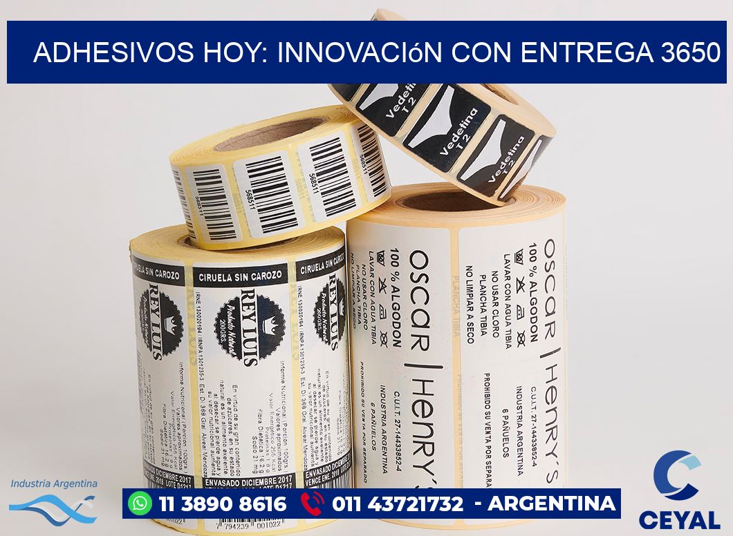 Adhesivos Hoy: Innovación con Entrega 3650