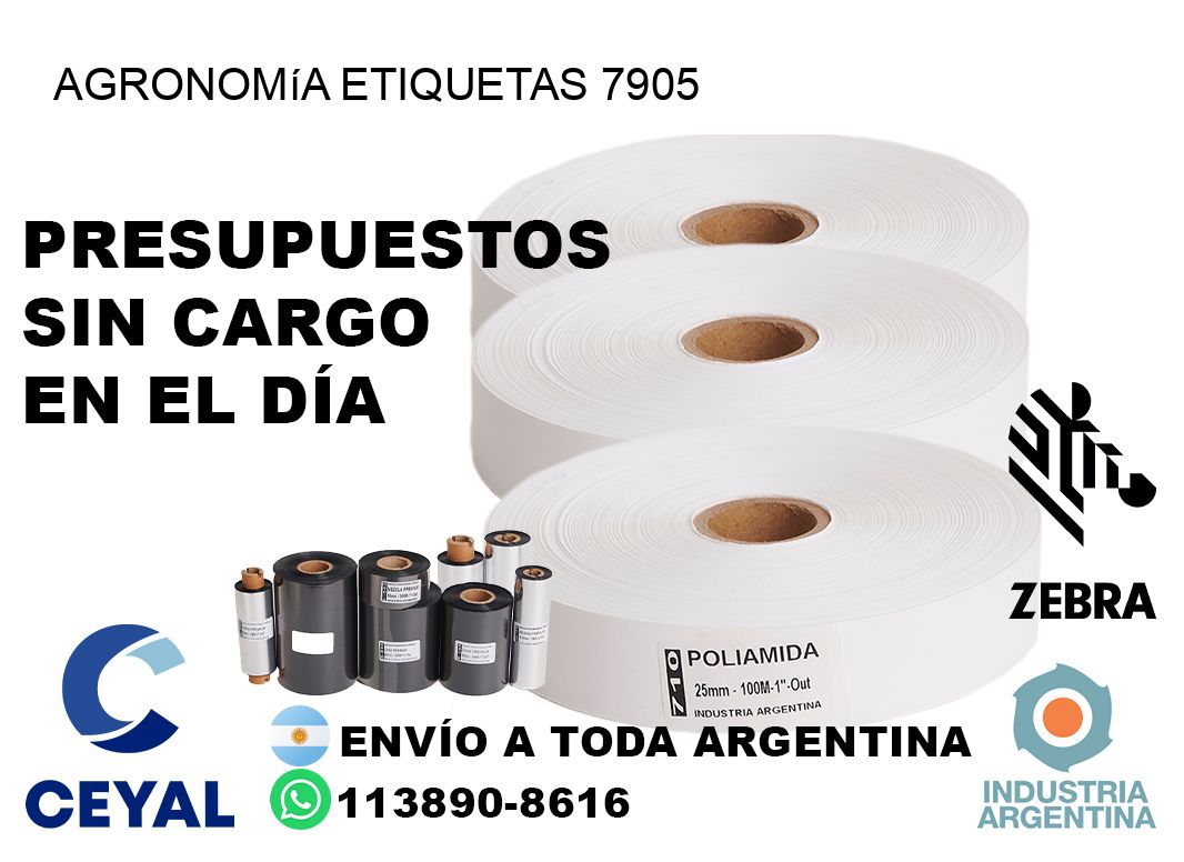 Agronomía etiquetas 7905