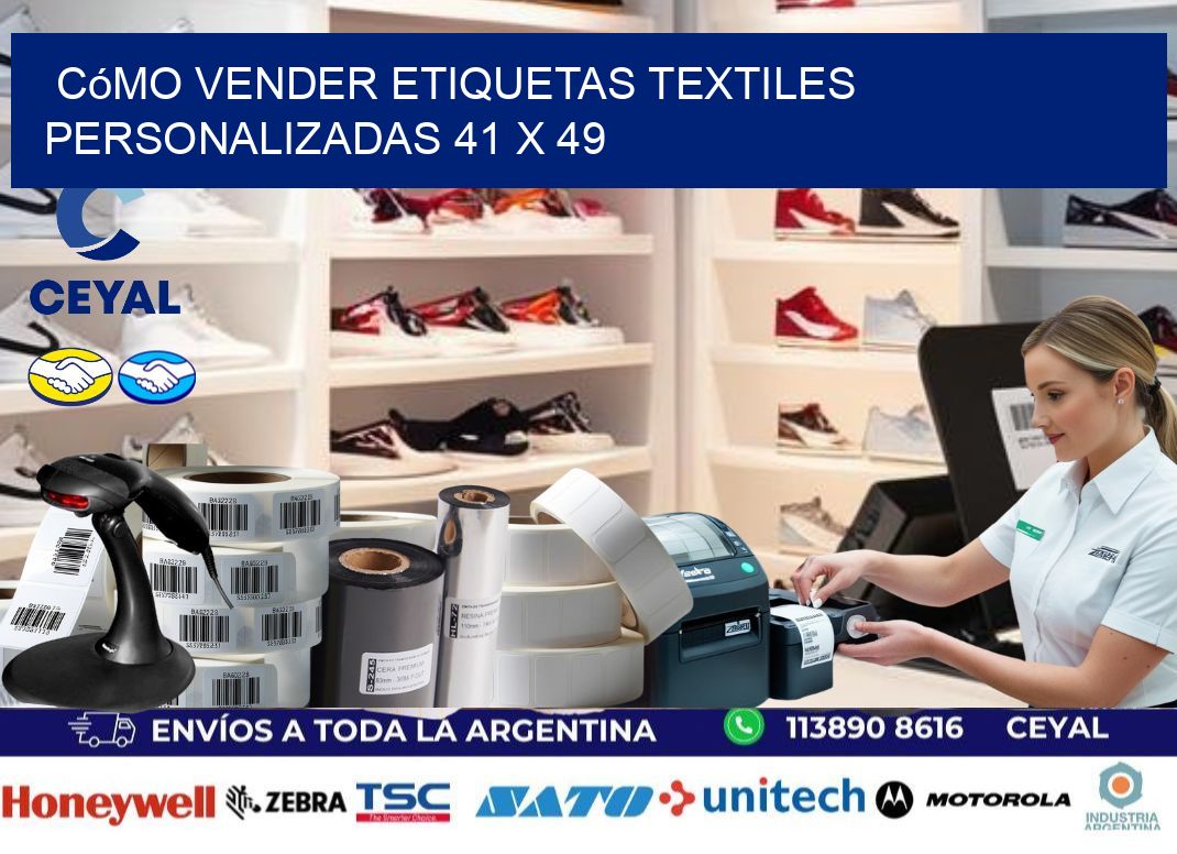 Cómo Vender Etiquetas Textiles Personalizadas 41 x 49