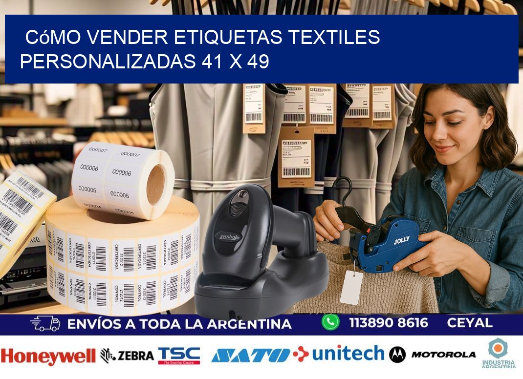 Cómo Vender Etiquetas Textiles Personalizadas 41 x 49