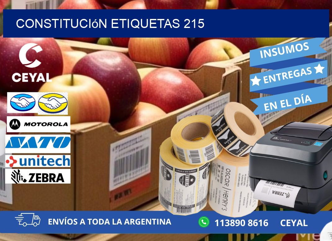 Constitución etiquetas 215