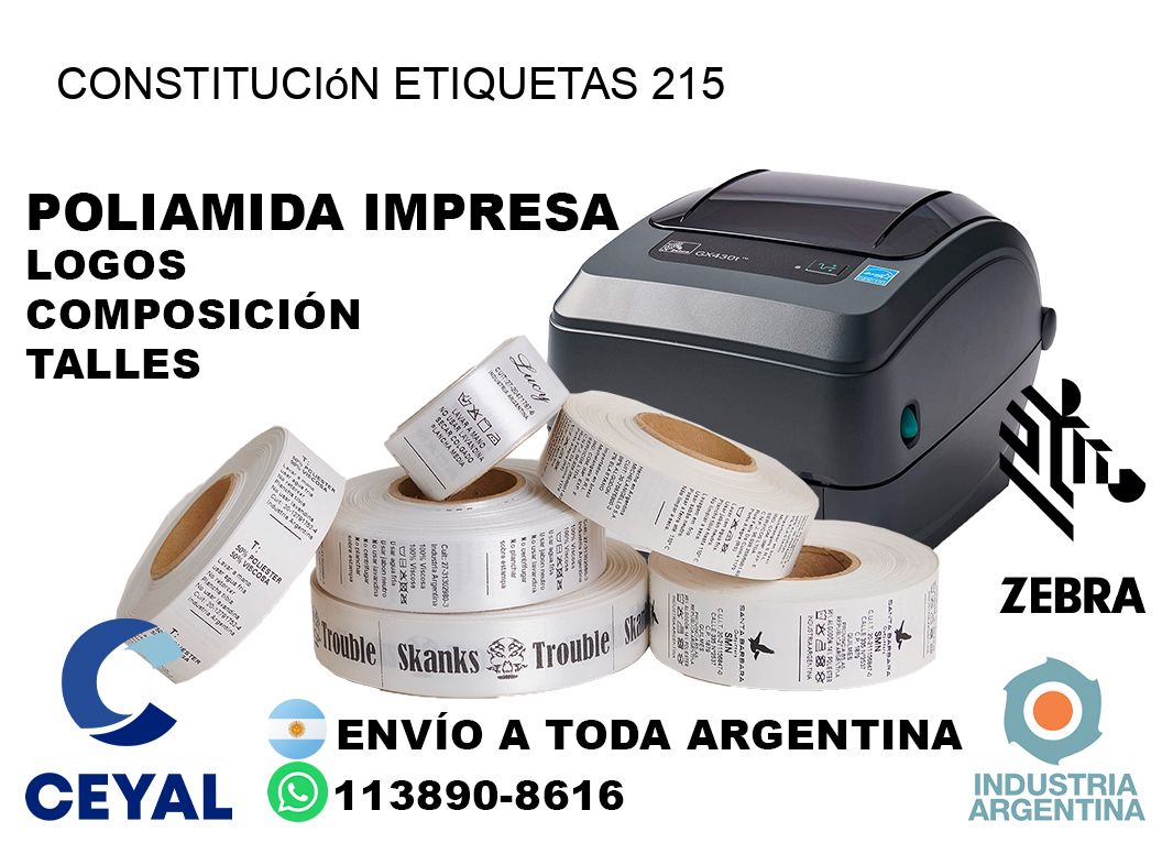Constitución etiquetas 215