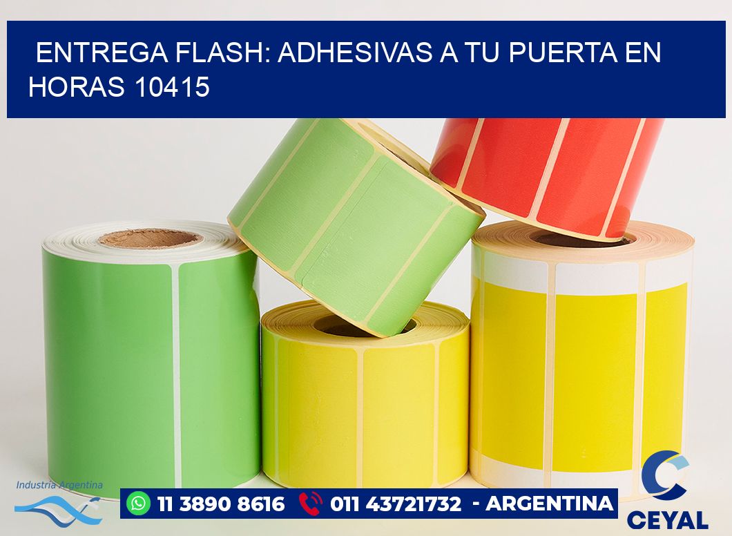 Entrega Flash: Adhesivas A Tu Puerta en Horas 10415