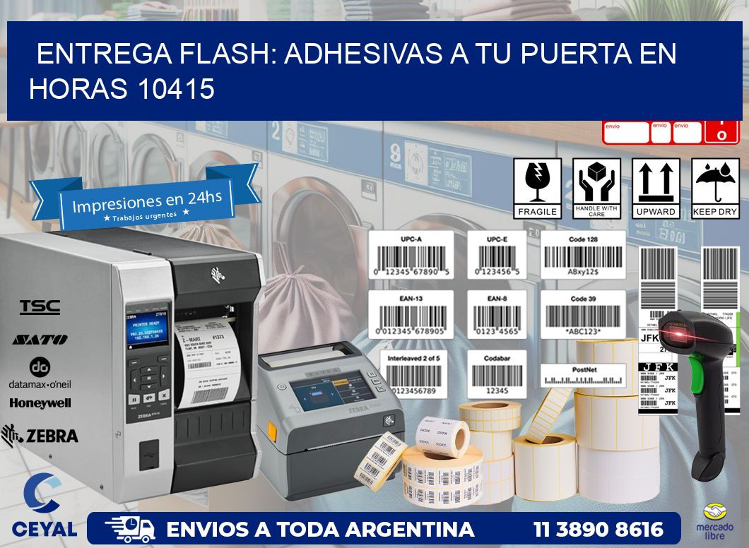 Entrega Flash: Adhesivas A Tu Puerta en Horas 10415