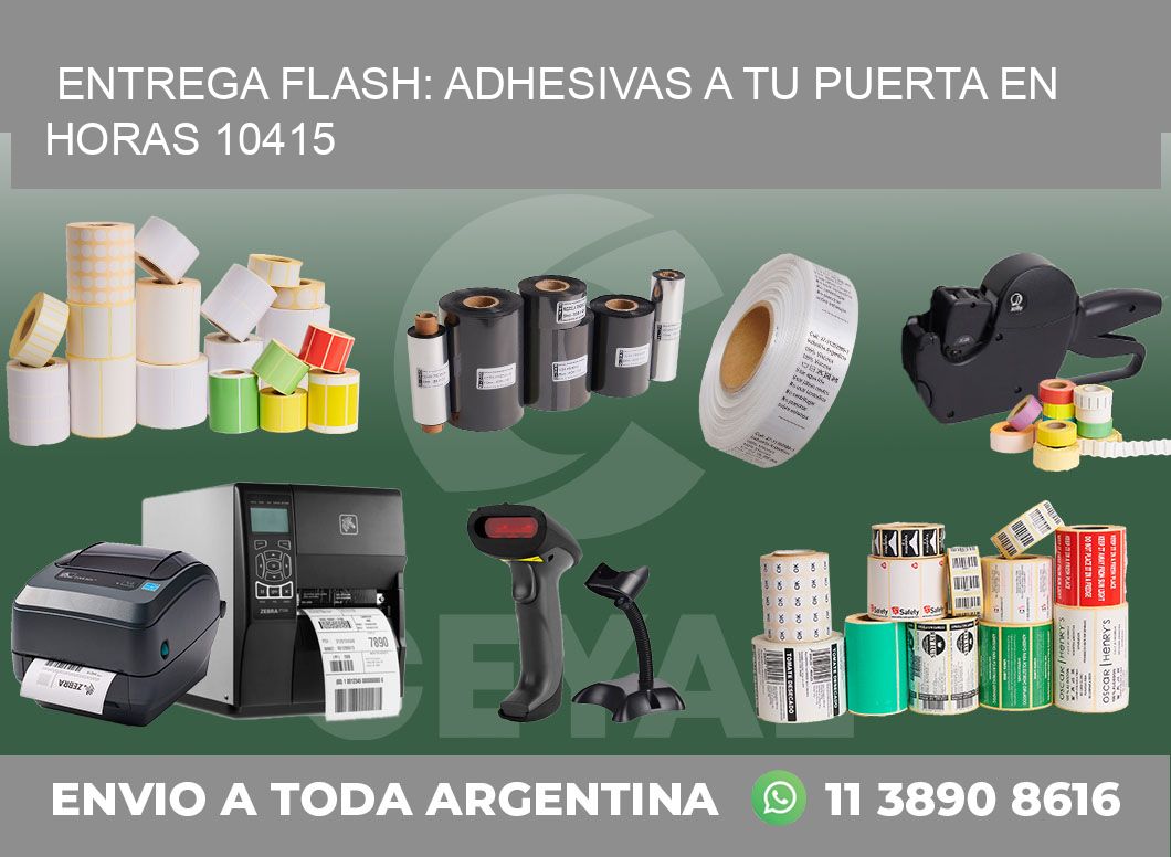 Entrega Flash: Adhesivas A Tu Puerta en Horas 10415