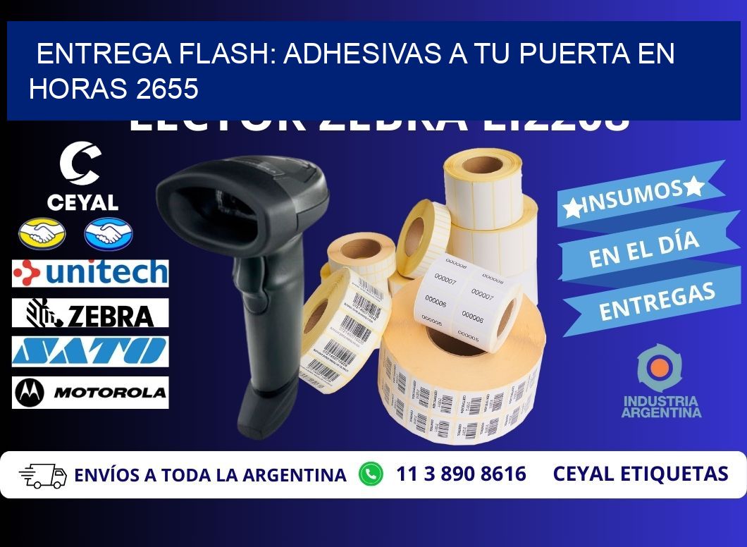 Entrega Flash: Adhesivas A Tu Puerta en Horas 2655