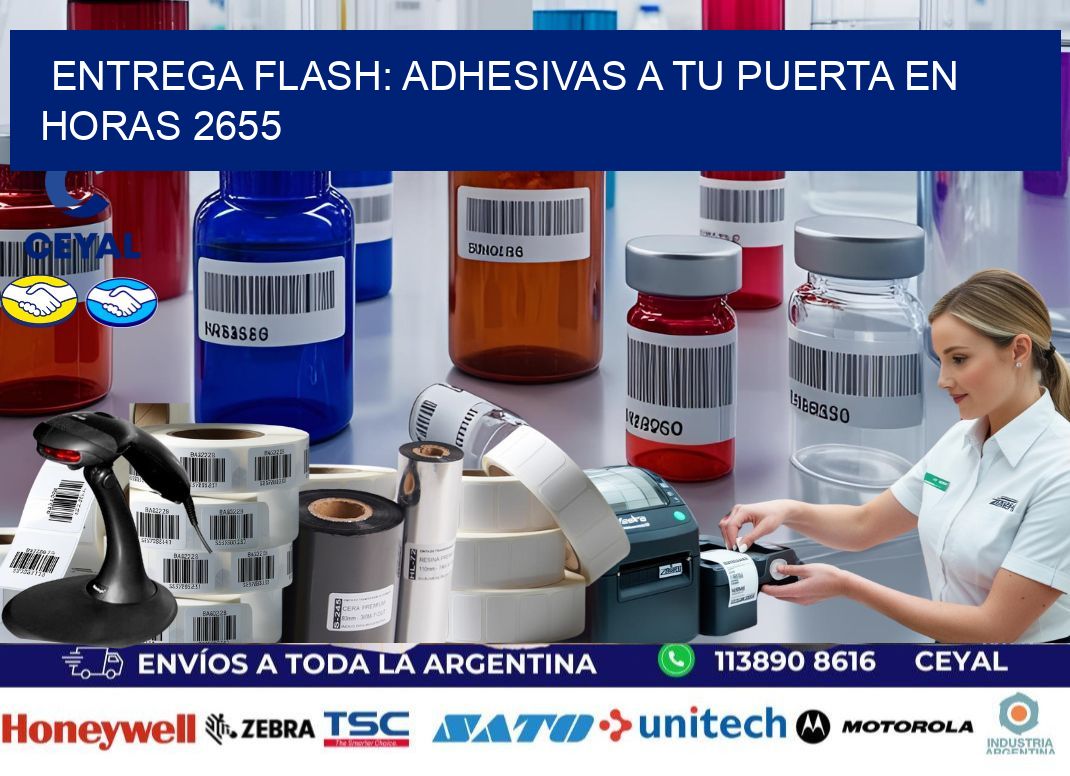 Entrega Flash: Adhesivas A Tu Puerta en Horas 2655