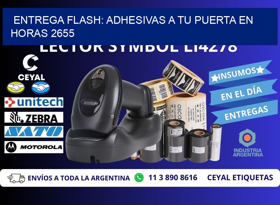 Entrega Flash: Adhesivas A Tu Puerta en Horas 2655