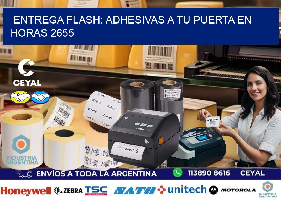 Entrega Flash: Adhesivas A Tu Puerta en Horas 2655