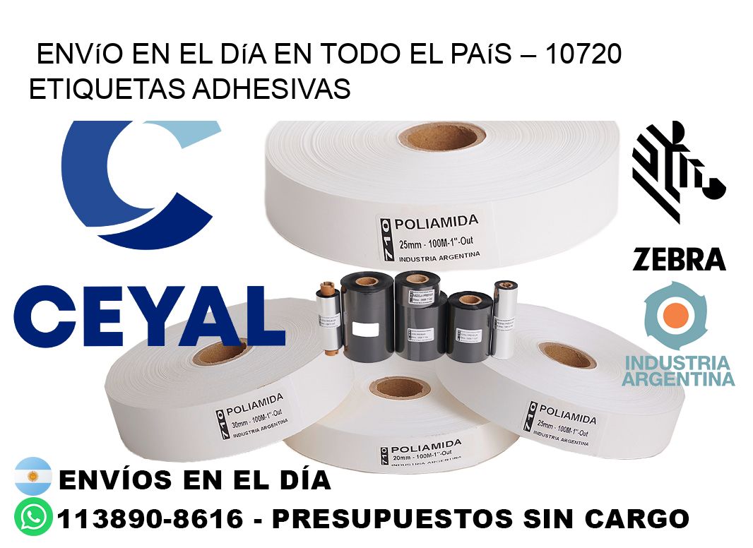 Envío en el Día en Todo el País – 10720 Etiquetas Adhesivas