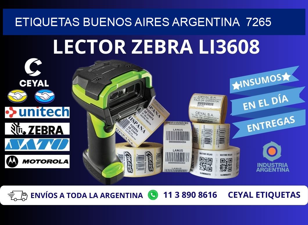 Etiquetas Buenos Aires Argentina  7265
