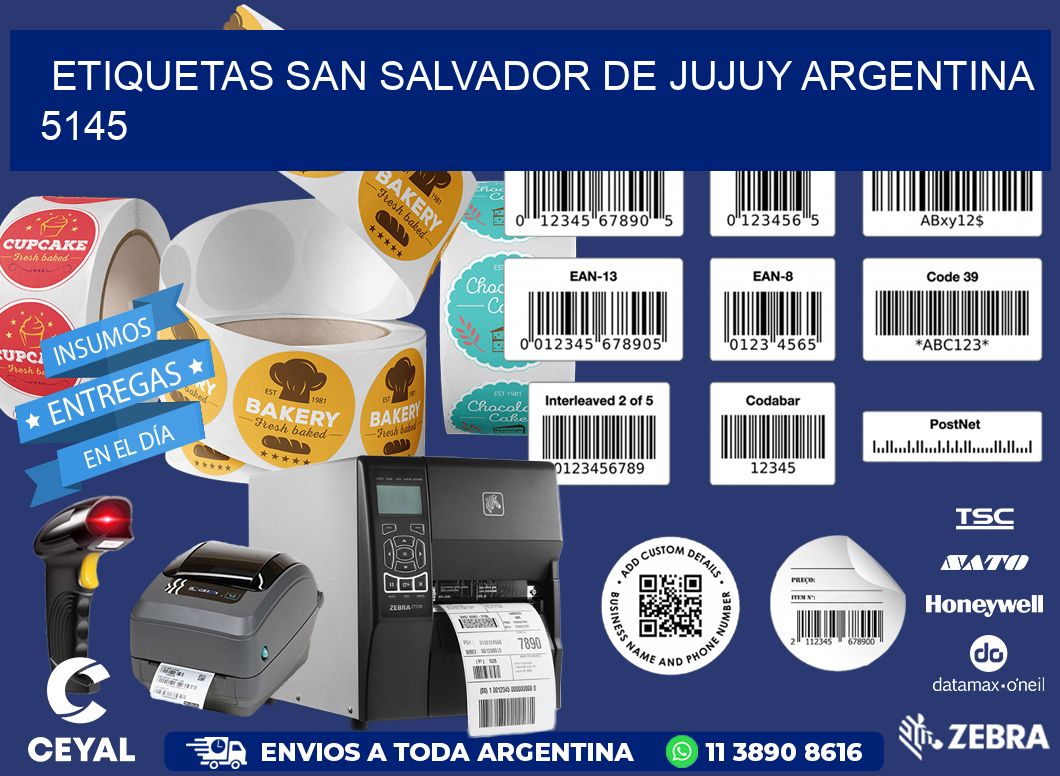 Etiquetas San Salvador de Jujuy Argentina 5145