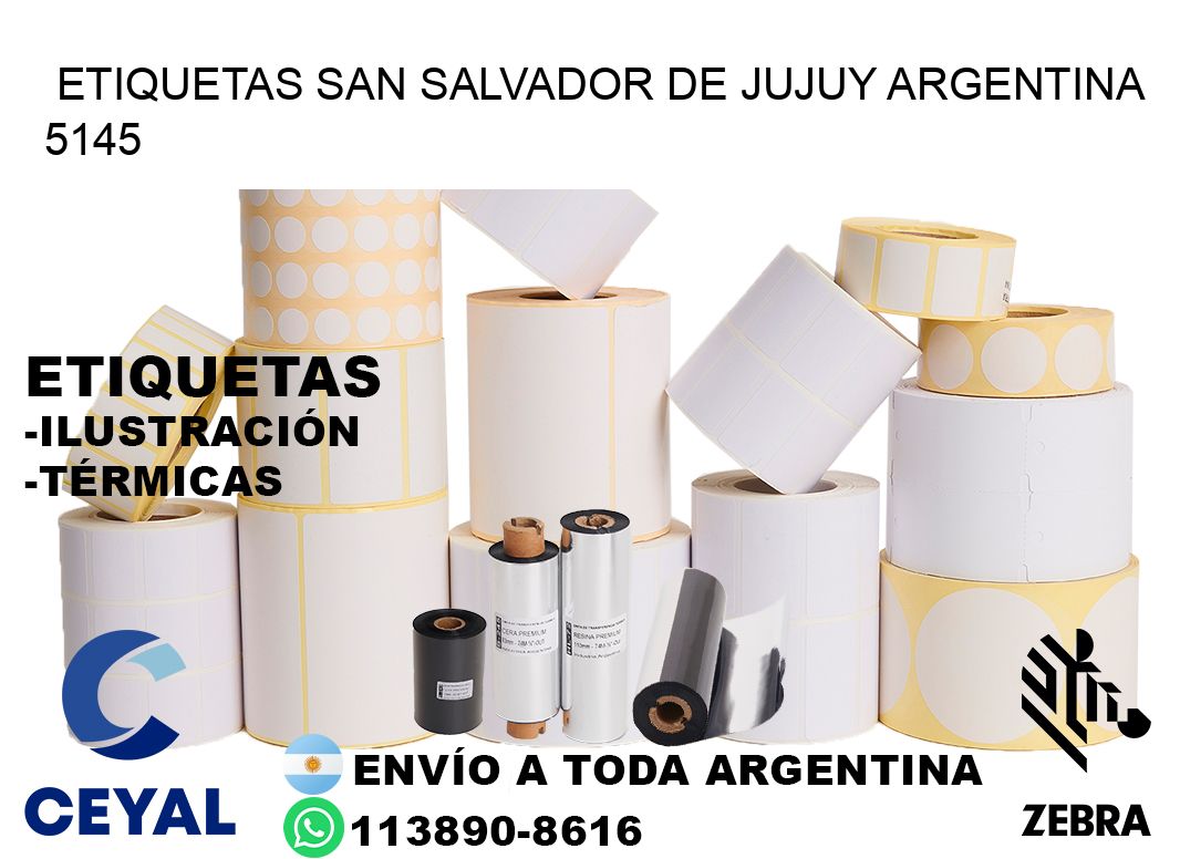 Etiquetas San Salvador de Jujuy Argentina 5145