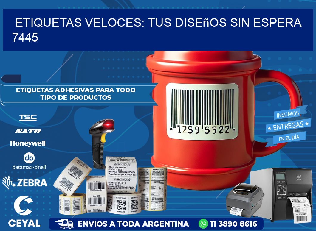 Etiquetas Veloces: Tus Diseños sin Espera 7445
