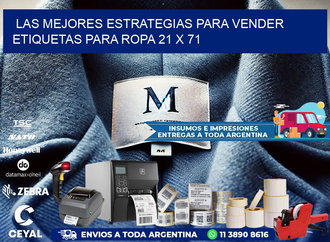 Las Mejores Estrategias para Vender Etiquetas para Ropa 21 x 71