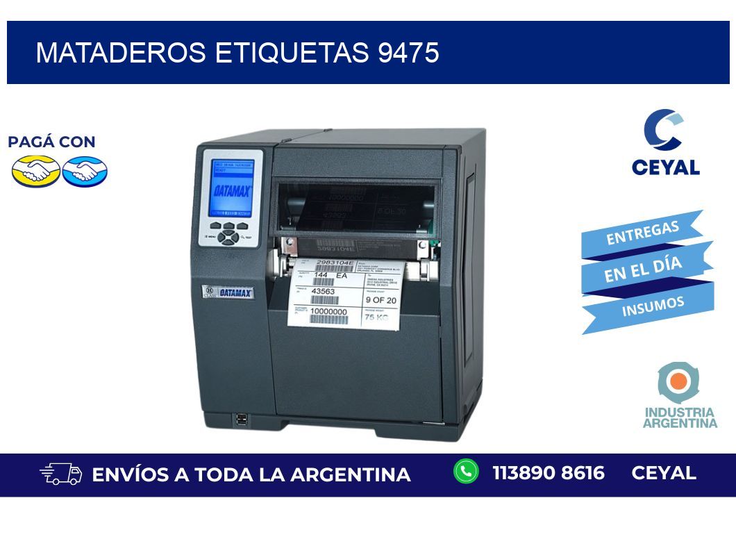 Mataderos etiquetas 9475