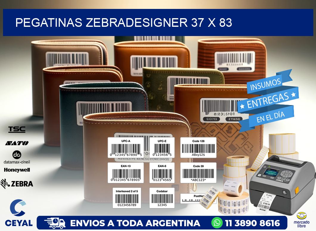 PEGATINAS zebradesigner 37 x 83
