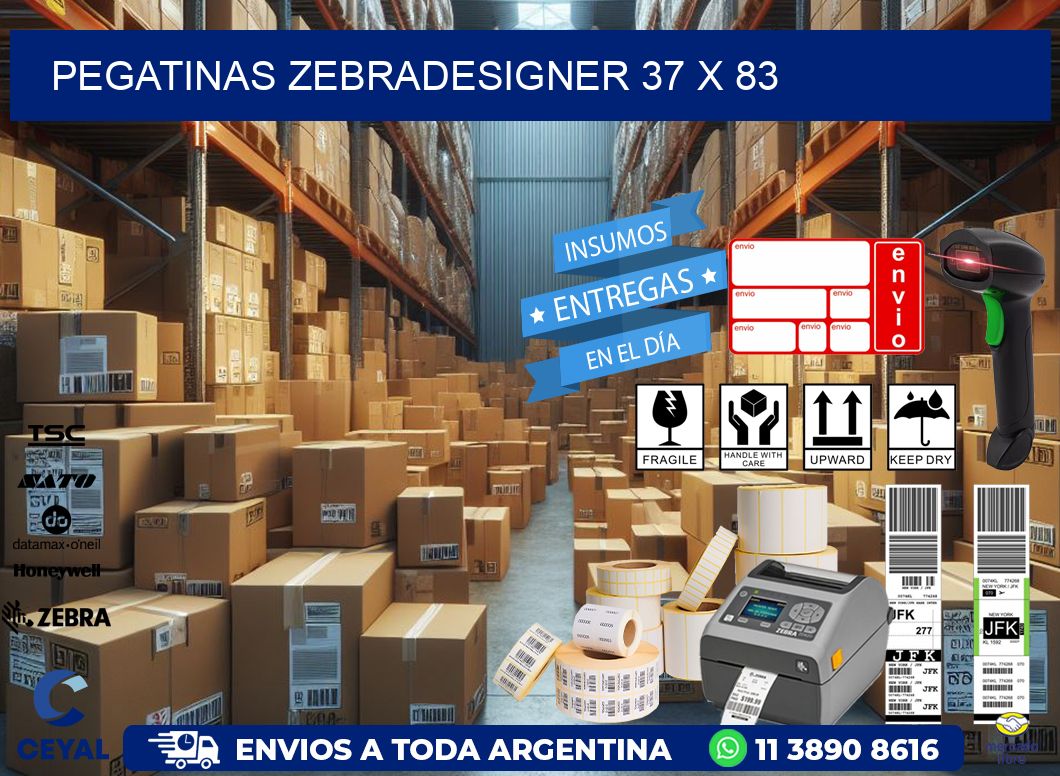 PEGATINAS zebradesigner 37 x 83