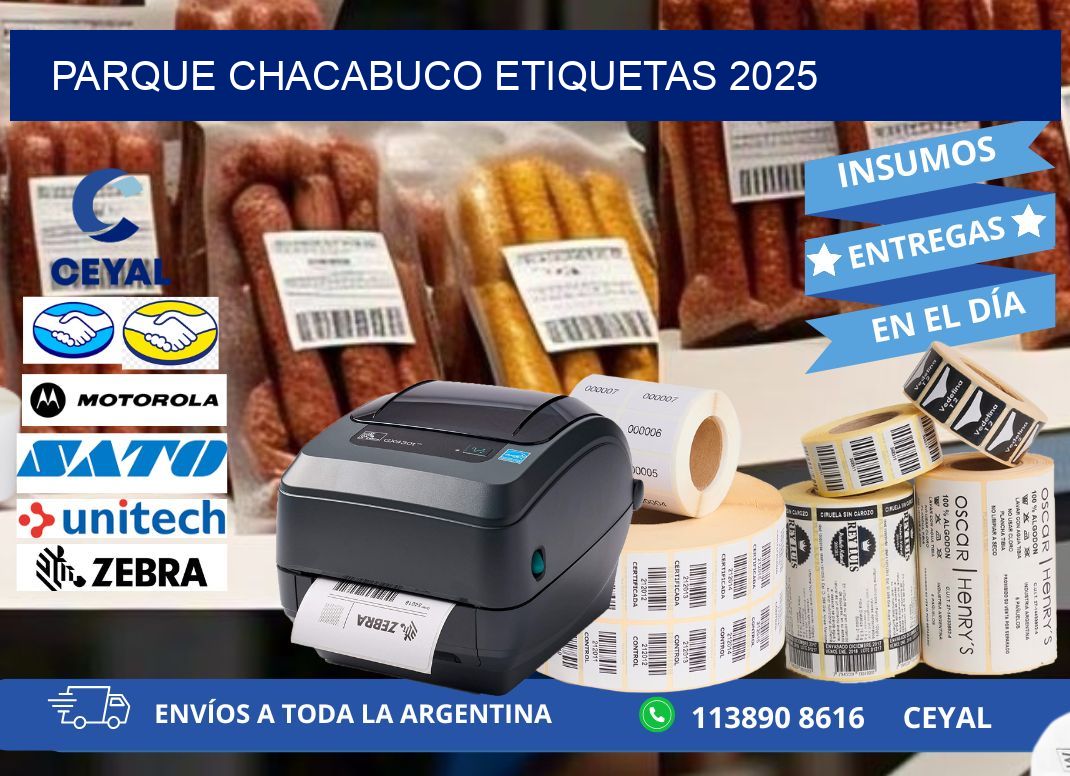 Parque Chacabuco etiquetas 2025