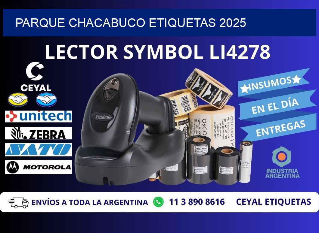 Parque Chacabuco etiquetas 2025