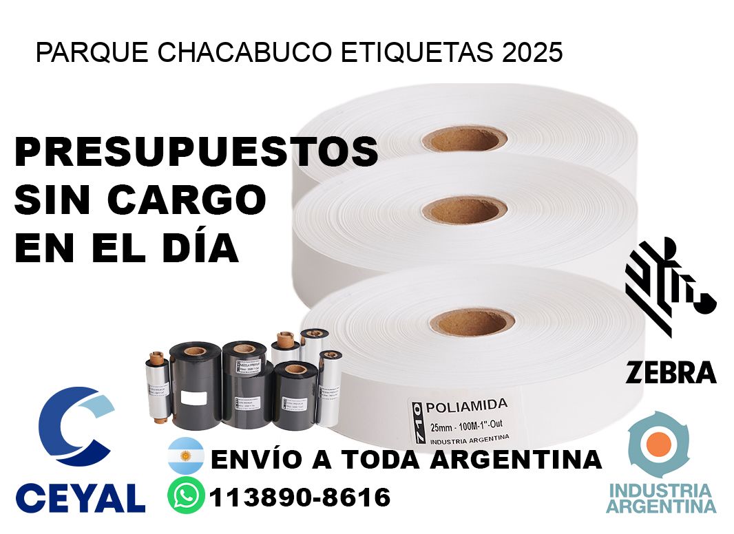 Parque Chacabuco etiquetas 2025