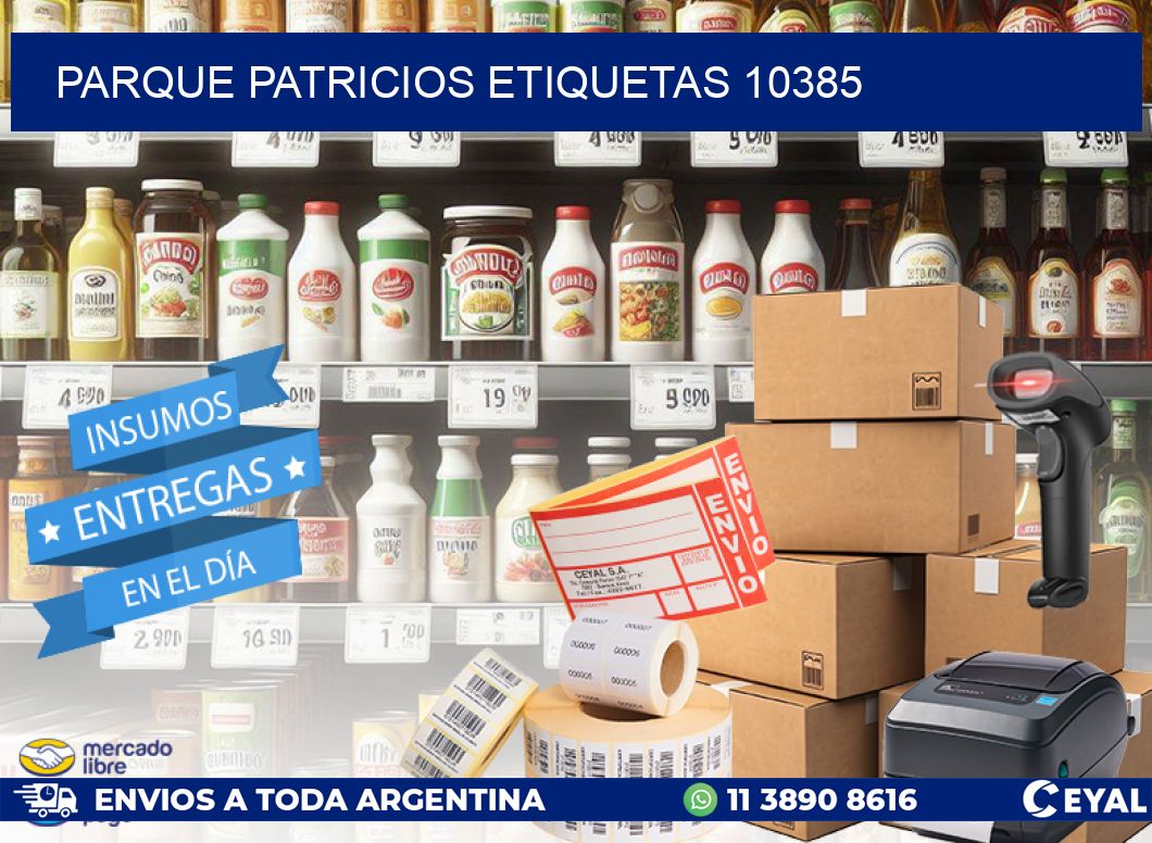 Parque Patricios etiquetas 10385