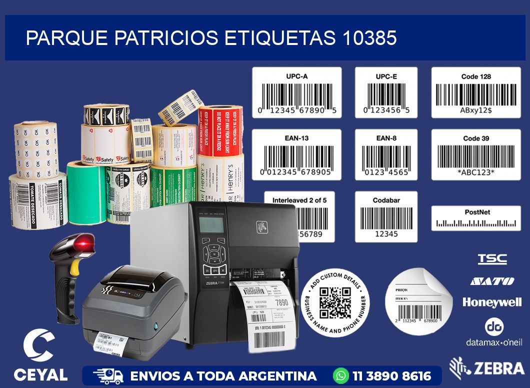 Parque Patricios etiquetas 10385