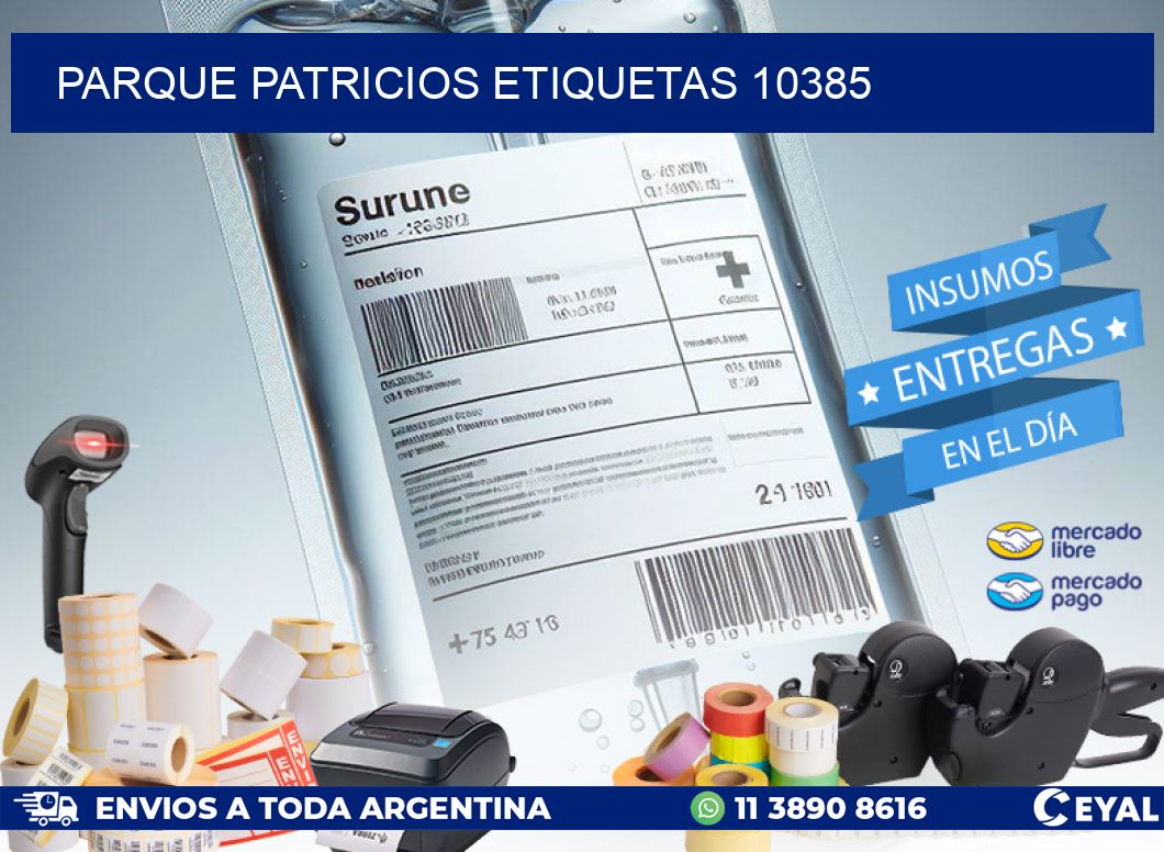 Parque Patricios etiquetas 10385