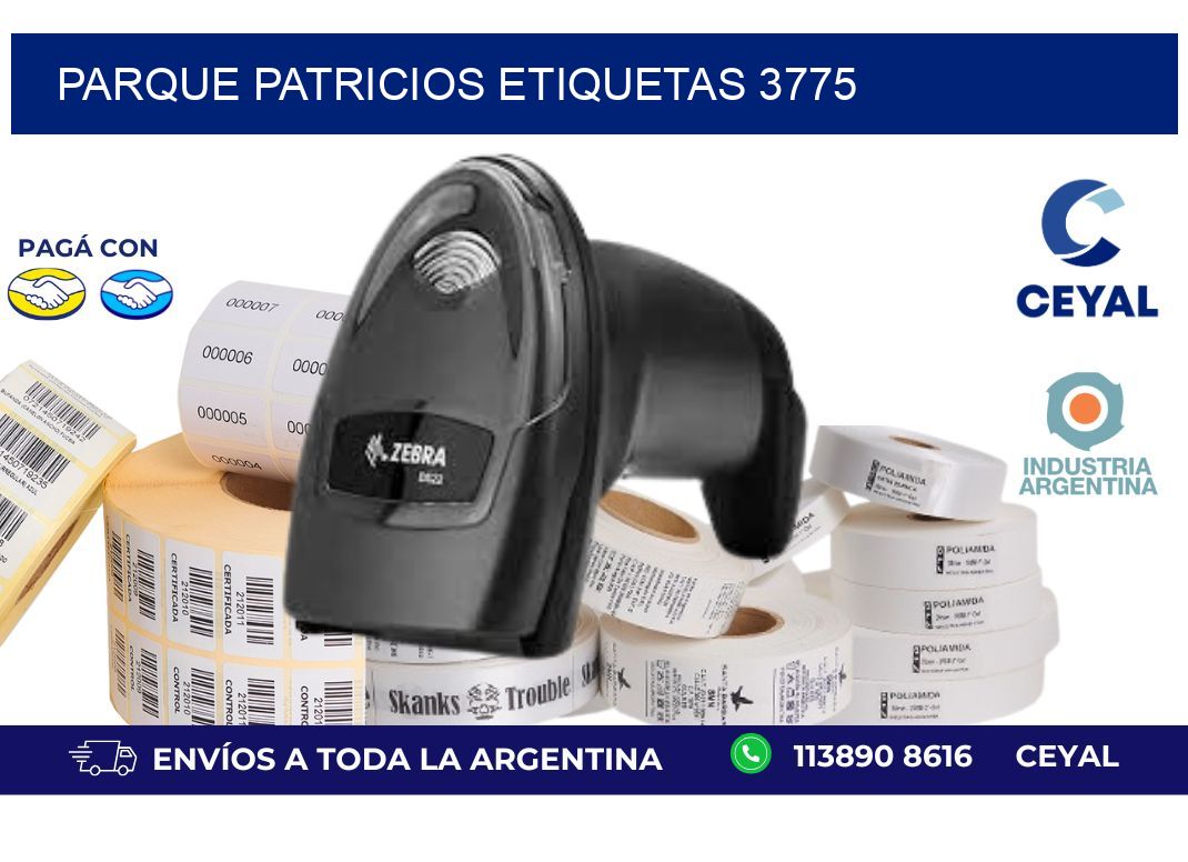 Parque Patricios etiquetas 3775