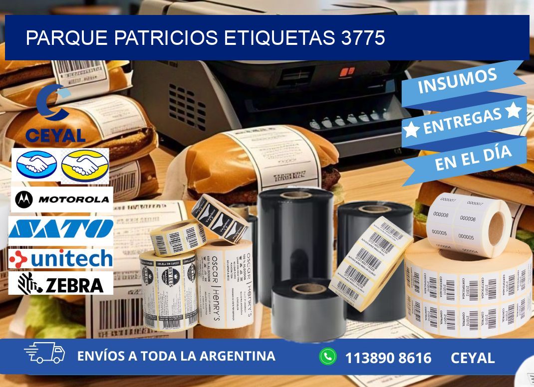 Parque Patricios etiquetas 3775