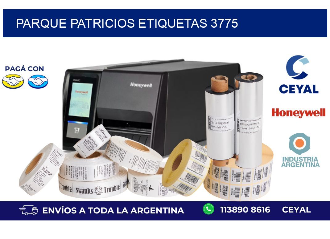 Parque Patricios etiquetas 3775