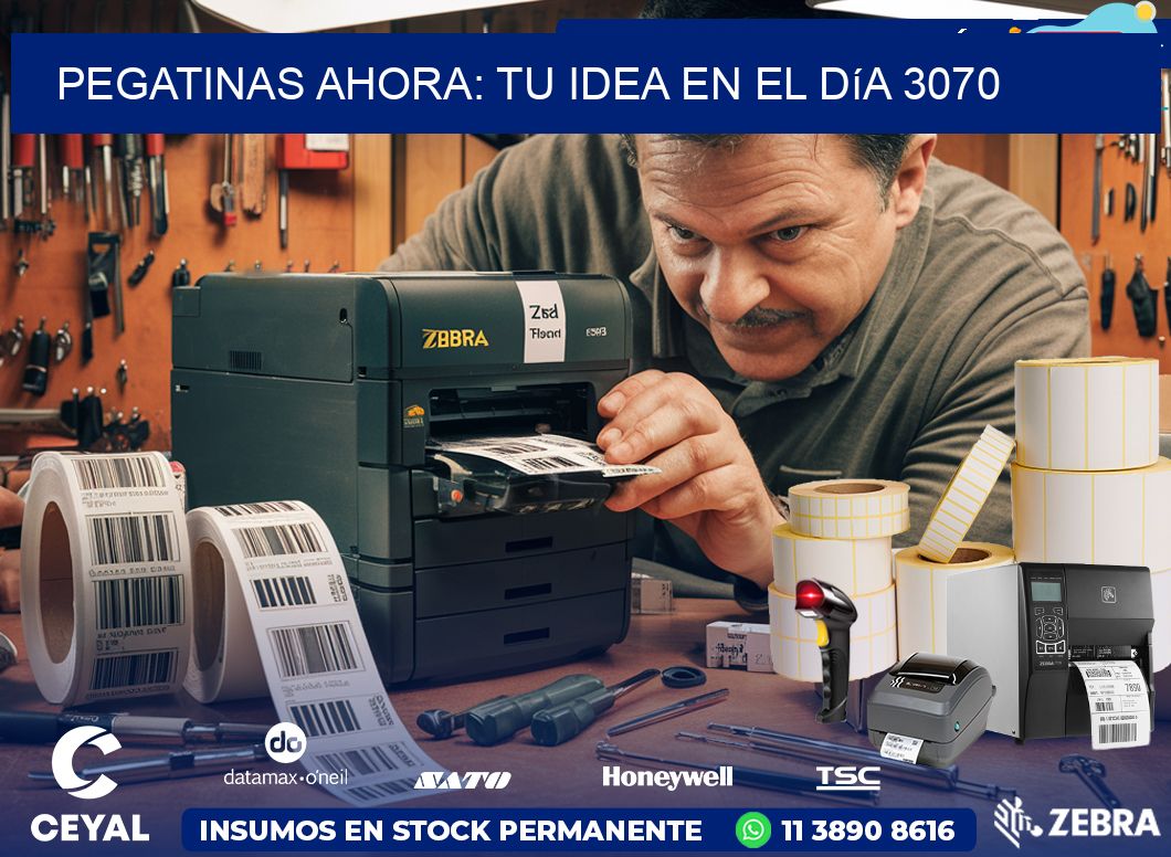 Pegatinas Ahora: Tu Idea en el Día 3070