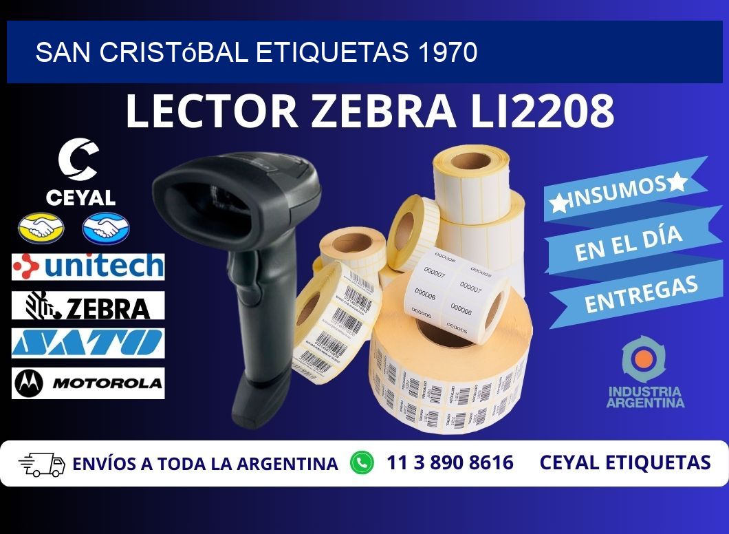 San Cristóbal etiquetas 1970