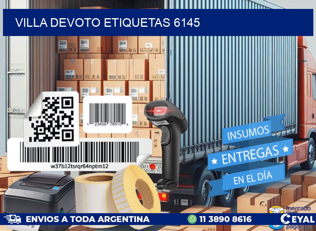 Villa Devoto etiquetas 6145