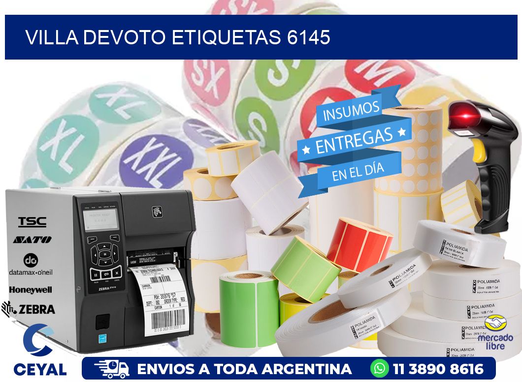 Villa Devoto etiquetas 6145