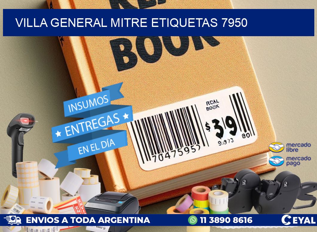 Villa General Mitre etiquetas 7950