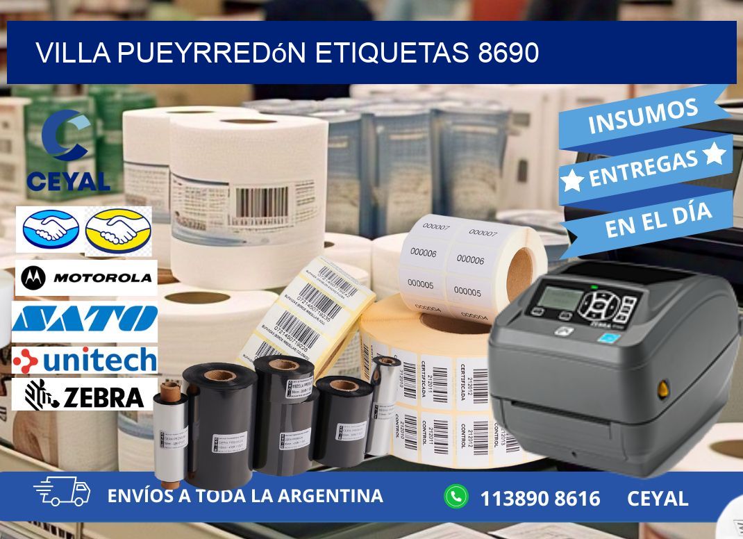 Villa Pueyrredón etiquetas 8690