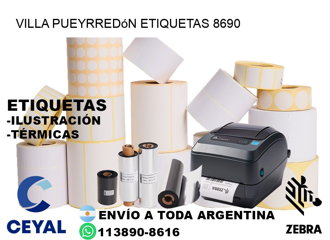 Villa Pueyrredón etiquetas 8690