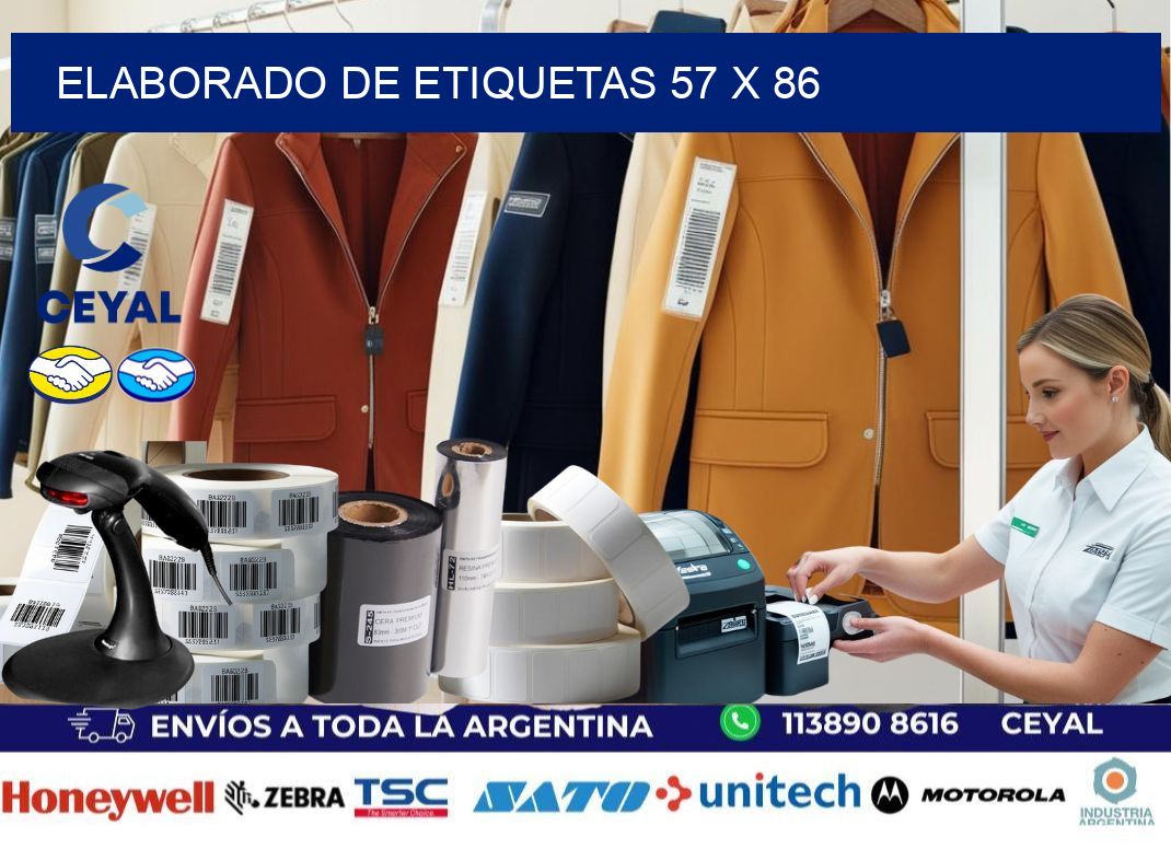 elaborado de etiquetas 57 x 86