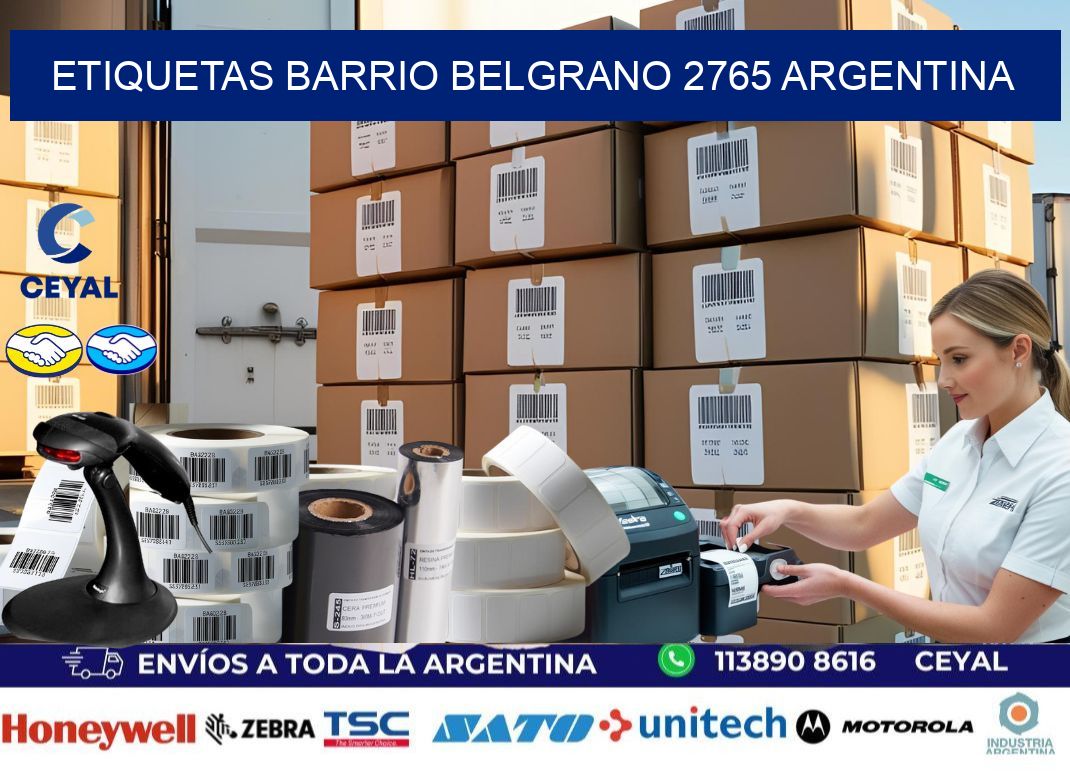 etiquetas barrio belgrano 2765 argentina
