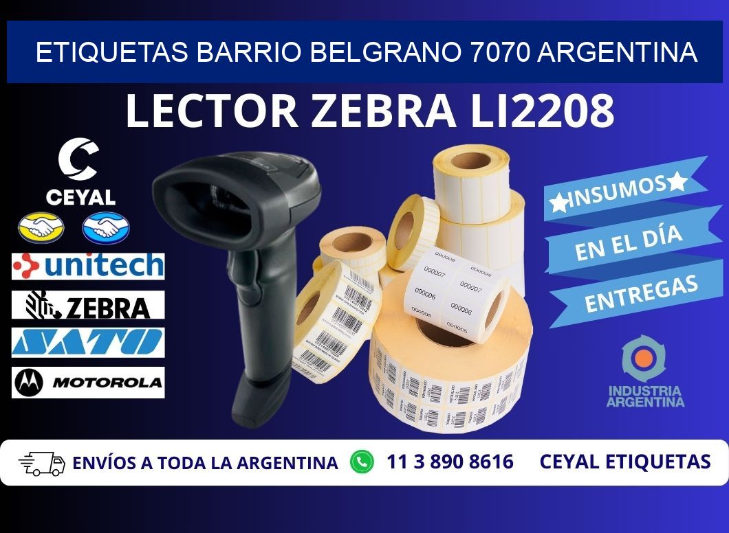 etiquetas barrio belgrano 7070 argentina