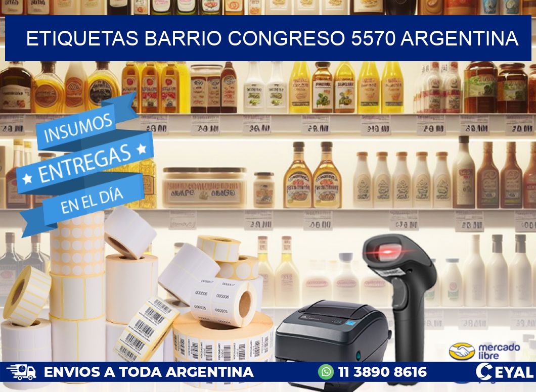 etiquetas barrio congreso 5570 argentina