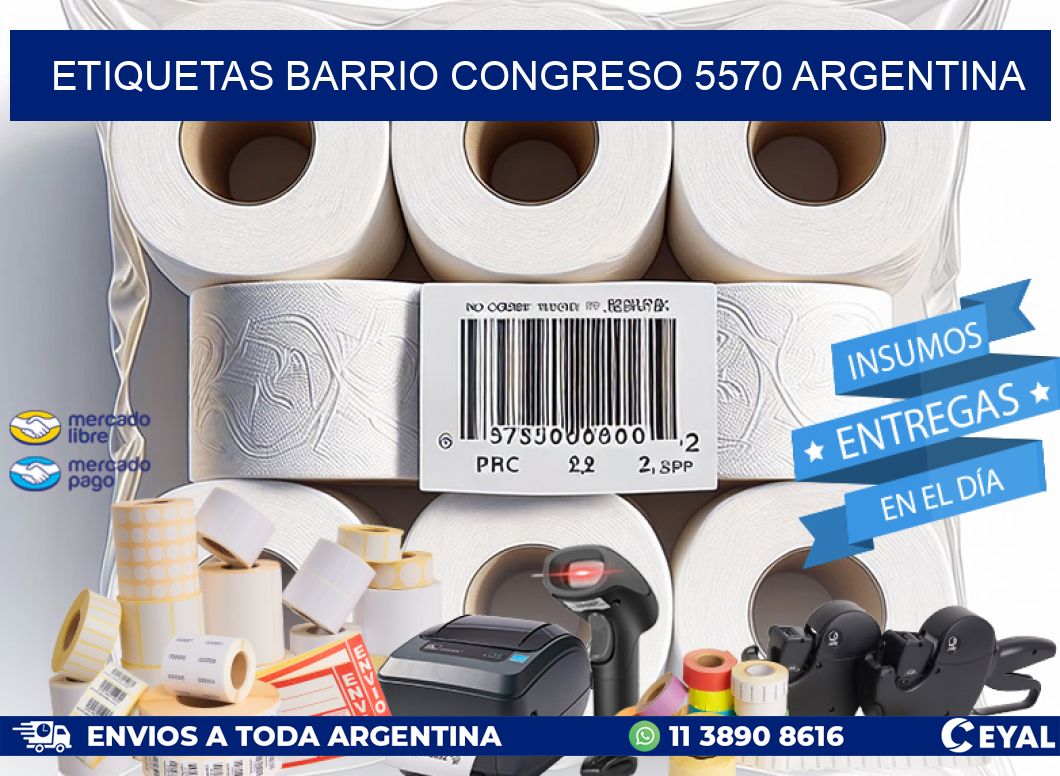 etiquetas barrio congreso 5570 argentina