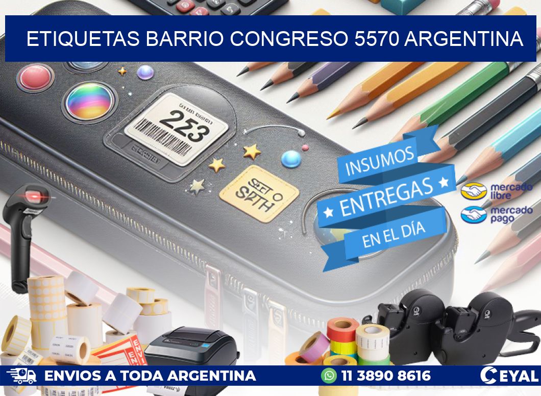 etiquetas barrio congreso 5570 argentina