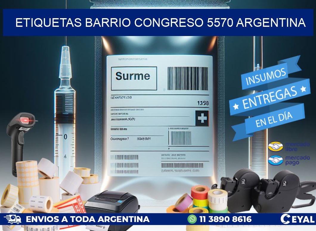 etiquetas barrio congreso 5570 argentina