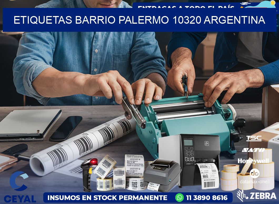 etiquetas barrio palermo 10320 argentina