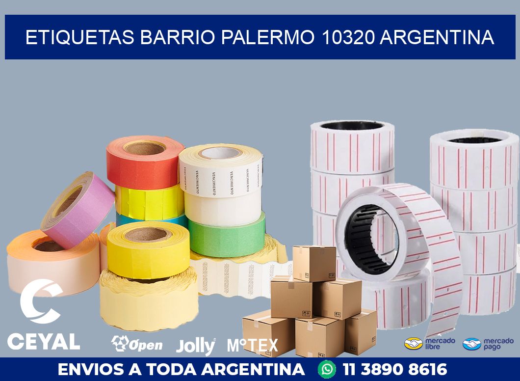 etiquetas barrio palermo 10320 argentina