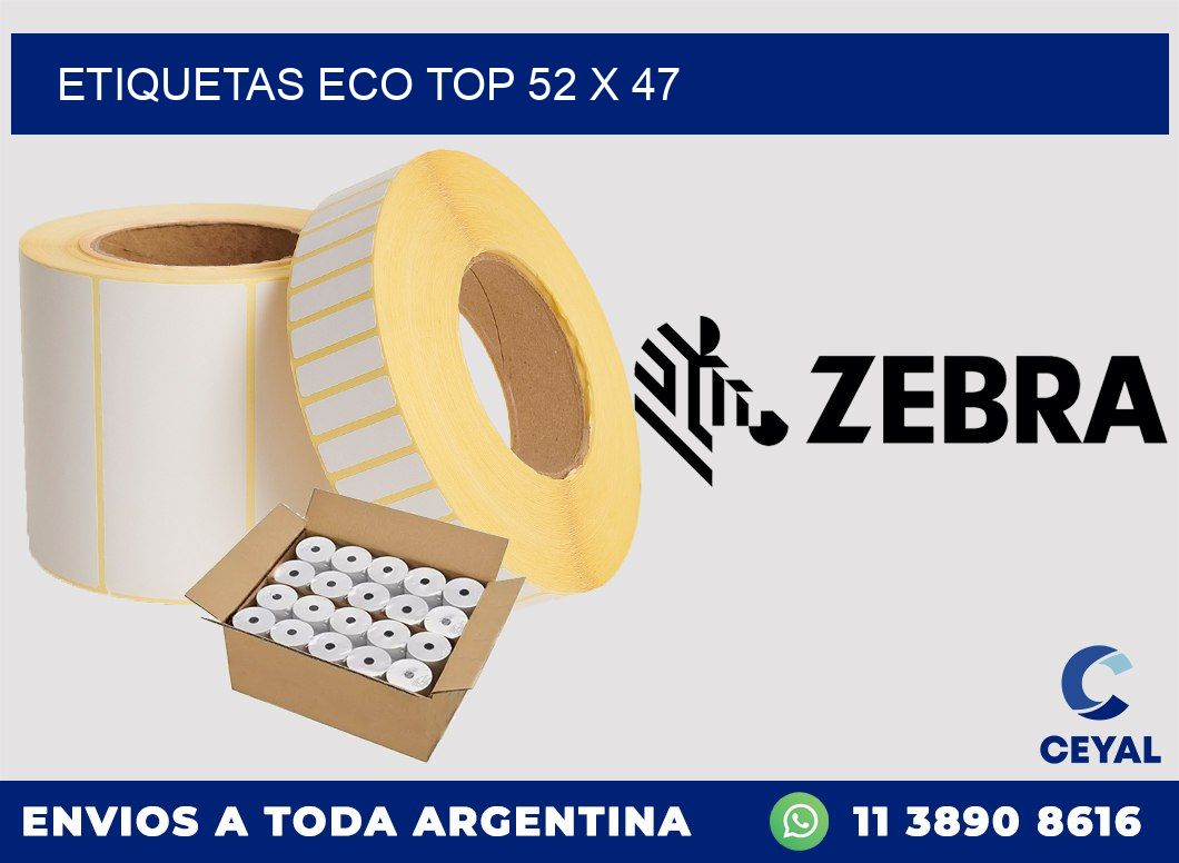 etiquetas eco top 52 x 47
