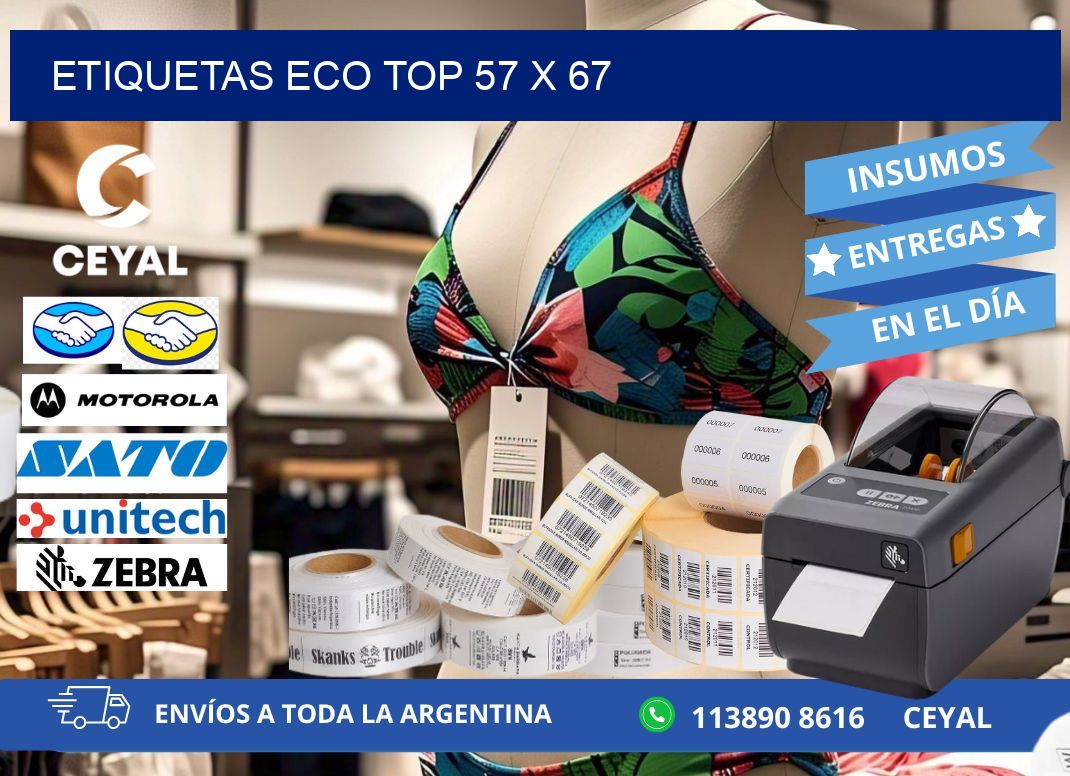 etiquetas eco top 57 x 67