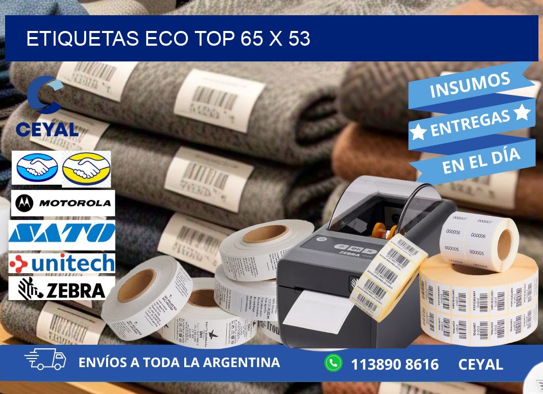 etiquetas eco top 65 x 53